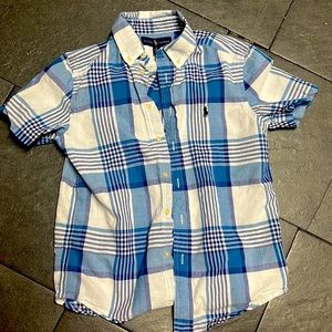 Boys, Ralph Lauren, short sleeve button up